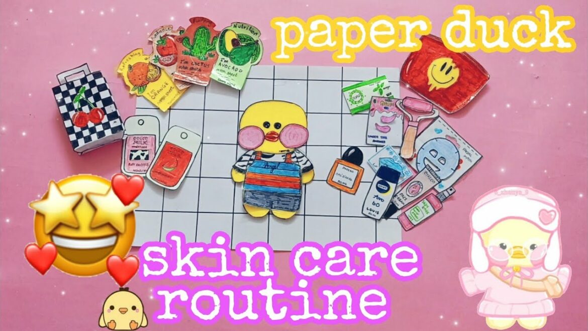 💸paper diy💸] lalafanfan duck skin care instructions