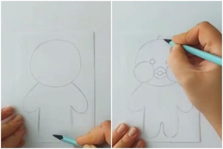 paper duck painting｜Pesquisa do TikTok