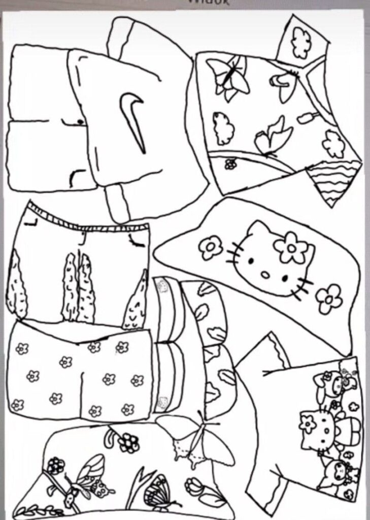 Paper Clothes for Lalafanfan Duck  WONDER DAY — Coloring pages for  children and adults