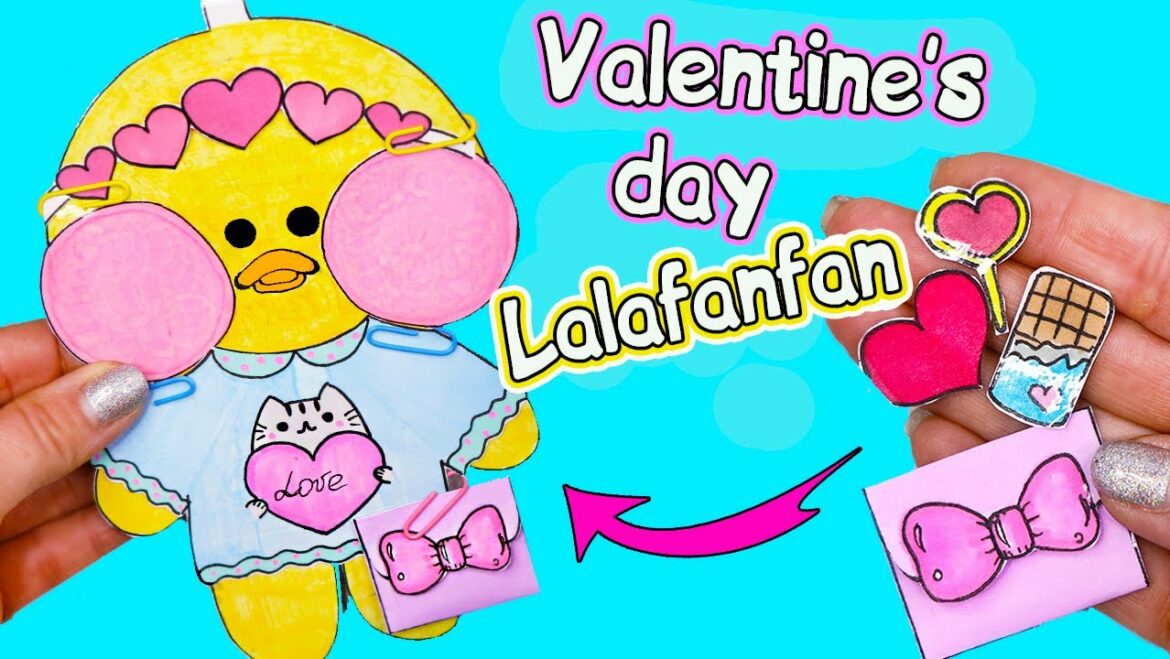 Lalafanfan Duck of paper  Coloring Lalafanfan Duck printout